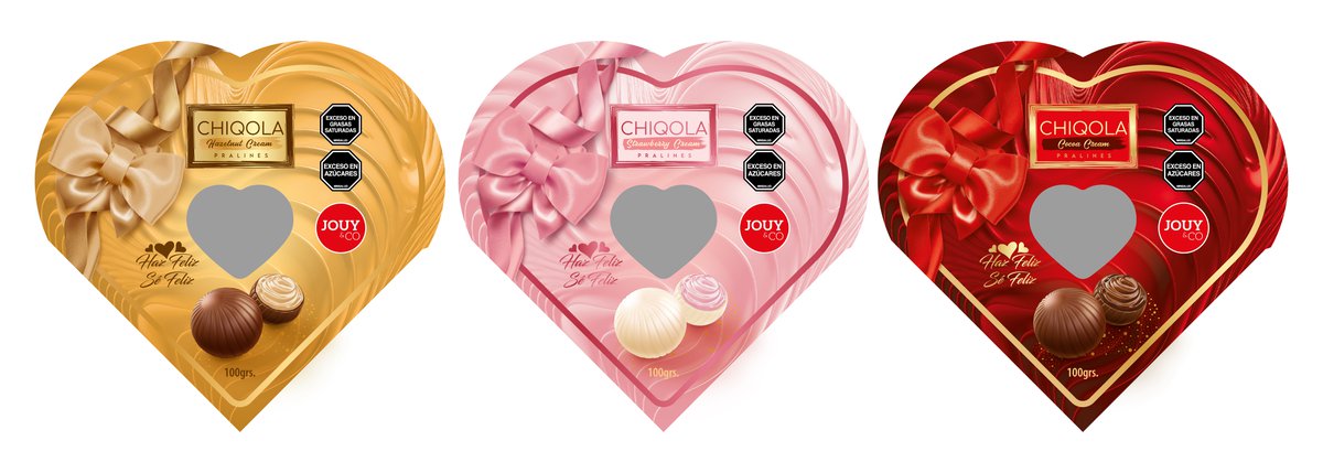 Estuches de chocolate Chiqola